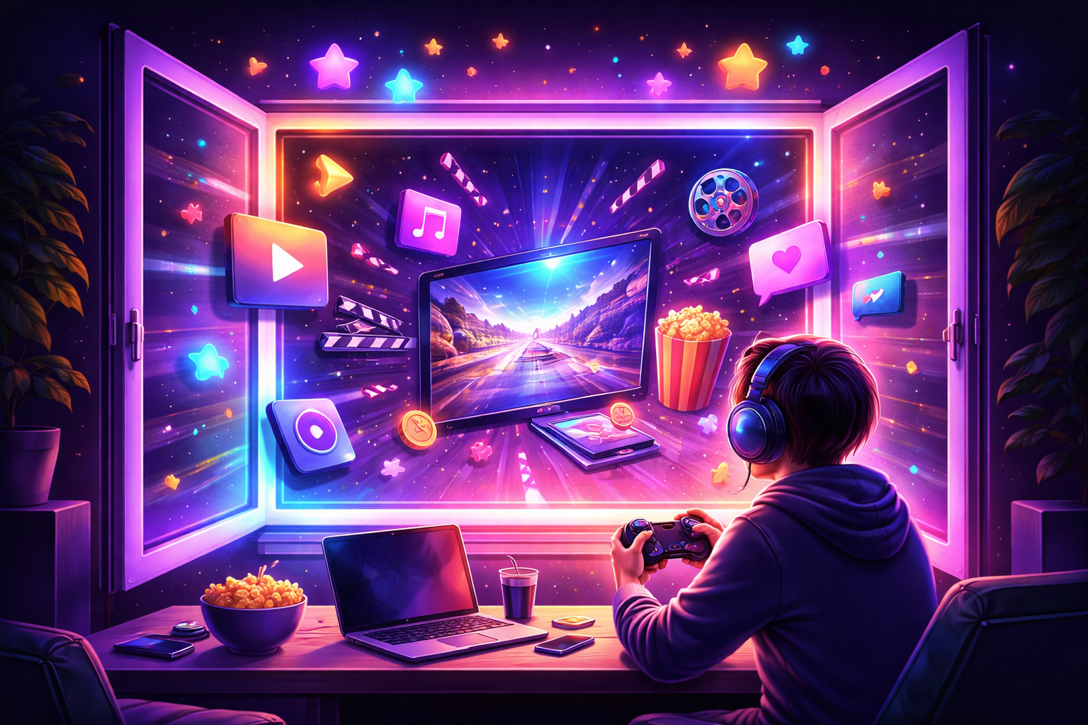 Entretenimiento Digital, a new window.