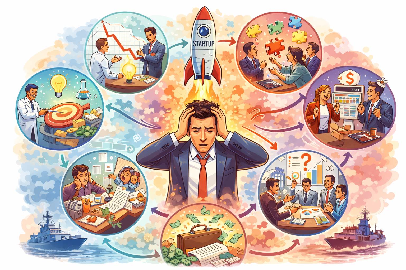 Fast Class: Los 7 errores más comunes al lanzar una startup (y cómo evitarlos)