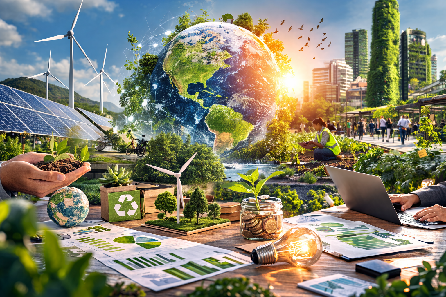 Economía verde: tendencias que están redefiniendo el desarrollo sostenible